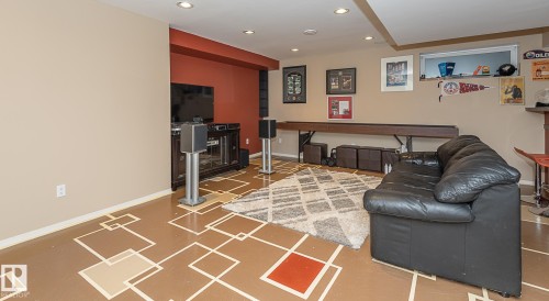 Living room with recessed lighting - 20628 49 Avenue, Edmonton, AB - Indoor Photo Showing Other Room