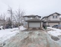 View of front facade with brick siding - 20628 49 Avenue, Edmonton, AB  - Outdoor With Facade 