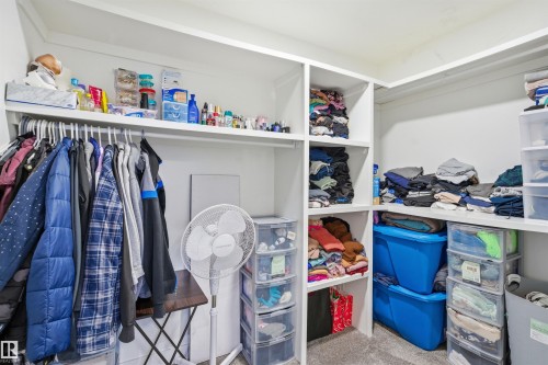 Spacious closet with carpet floors - 452 Roberts Crescent, Leduc, AB - Indoor With Storage