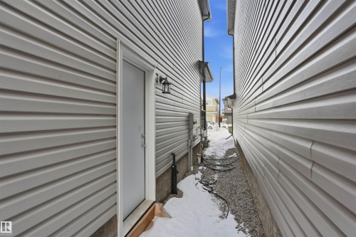 View of snow covered exterior - 452 Roberts Crescent, Leduc, AB - Outdoor