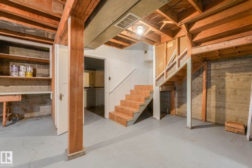 10429 Saskatchewan Drive, Edmonton, AB - Indoor Photo Showing Basement