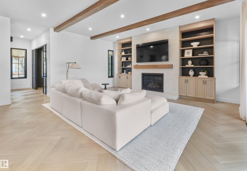 14018 104 Avenue, Edmonton, AB - Indoor With Fireplace