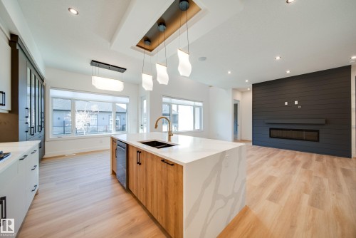 42 20425 93 Avenue, Edmonton, AB - Indoor Photo Showing Kitchen With Double Sink With Upgraded Kitchen