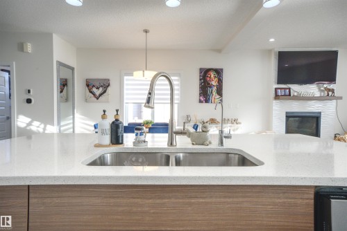 8904 217 Street, Edmonton, AB - Indoor Photo Showing Kitchen With Double Sink
