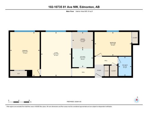 View of room layout - 102 10735 81 Avenue, Edmonton, AB - Other