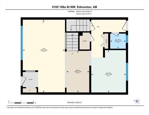 View of home floor plan - 5105 106A Street, Edmonton, AB - Other