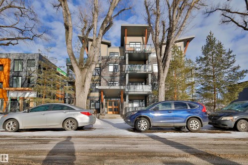 View of apartment building / complex - 203 9908 84 Avenue, Edmonton, AB - Outdoor