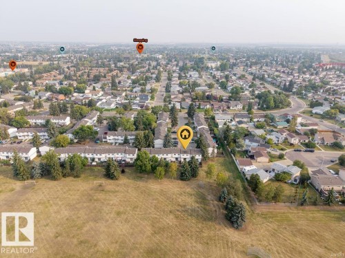 Aerial view of residential area - 2551 135 Avenue, Edmonton, AB - Outdoor With View