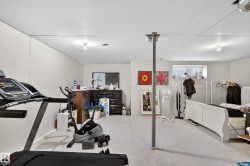 Exercise area featuring carpet - 