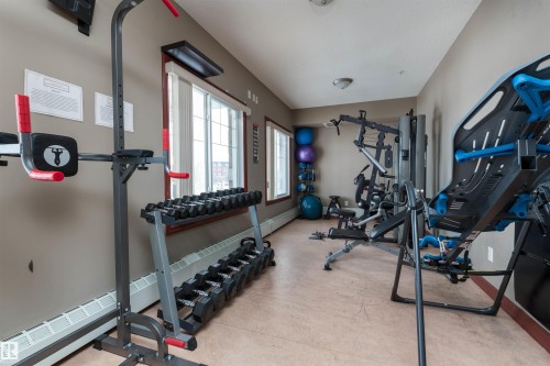 114 263 Macewan Road, Edmonton, AB - Indoor Photo Showing Gym Room