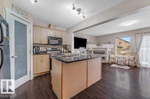 1137 37B Avenue, Edmonton, AB - Indoor Photo Showing Kitchen With Double Sink
