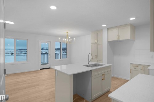 29 1430 Aster Way, Edmonton, AB - Indoor Photo Showing Kitchen With Double Sink