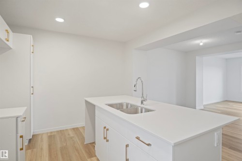 7062 Rosenthal Drive, Edmonton, AB - Indoor Photo Showing Kitchen With Double Sink