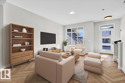 1316 Keswick Drive, Edmonton, AB - Indoor Photo Showing Living Room