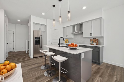 18931 28 Avenue, Edmonton, AB - Indoor Photo Showing Kitchen With Upgraded Kitchen