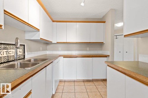 308 6310 101 Avenue, Edmonton, AB - Indoor Photo Showing Kitchen With Double Sink