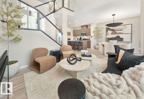 3137 Dixon Landing Landing, Edmonton, AB - Indoor Photo Showing Living Room