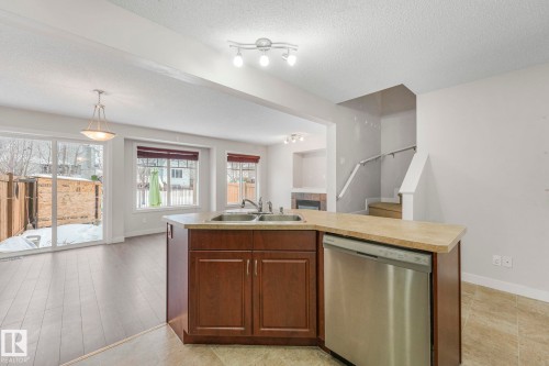 6 14208 36 Street, Edmonton, AB - Indoor Photo Showing Kitchen With Double Sink