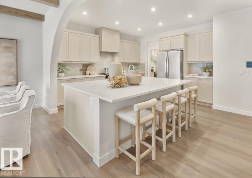 3139 Dixon Landing Landing, Edmonton, AB - Indoor Photo Showing Kitchen With Upgraded Kitchen