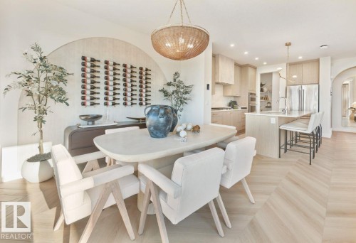4546 Kinsella Link, Edmonton, AB - Indoor Photo Showing Dining Room