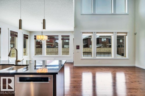 4450 Crabapple Landing, Edmonton, AB - Indoor Photo Showing Kitchen With Double Sink