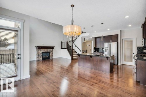 4450 Crabapple Landing, Edmonton, AB - Indoor With Fireplace
