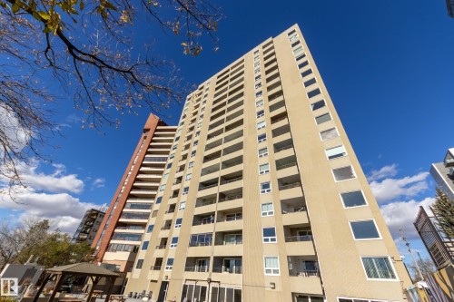 1503 12303 Jasper Avenue, Edmonton, AB - Outdoor With Balcony With Facade