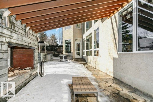 View of patio / terrace with exterior kitchen - 1579 Hector Road, Edmonton, AB - Outdoor