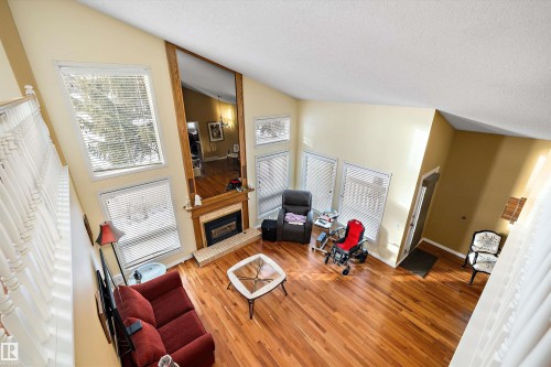 1027 109 Street, Edmonton, AB - Indoor Photo Showing Other Room With Fireplace