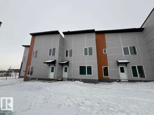 View of snow covered house - 2742 Blatchford Road, Edmonton, AB - Outdoor