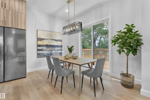6003 107 Street, Edmonton, AB - Indoor Photo Showing Dining Room
