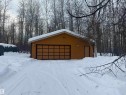 View of snow covered garage - 34 Ella Mae Crescent, Rural Athabasca County, AB  - Outdoor 