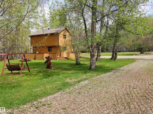 View of green lawn - 34 Ella Mae Crescent, Rural Athabasca County, AB - Outdoor