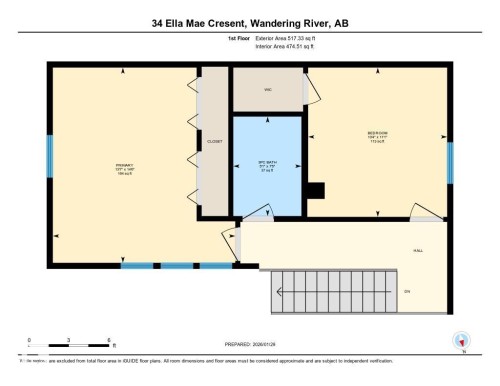 View of property floor plan - 34 Ella Mae Crescent, Rural Athabasca County, AB - Other