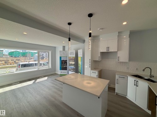 2744 Blatchford Road, Edmonton, AB - Indoor Photo Showing Kitchen With Double Sink With Upgraded Kitchen