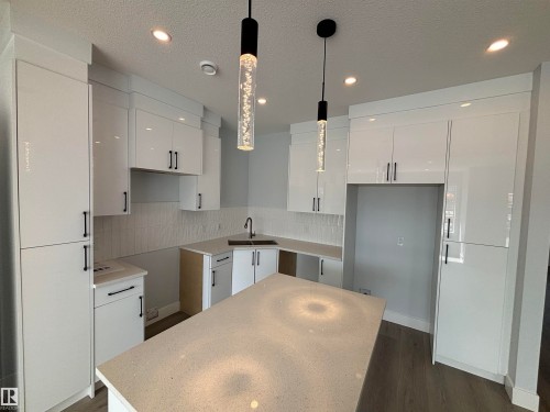 2744 Blatchford Road, Edmonton, AB - Indoor Photo Showing Kitchen With Upgraded Kitchen