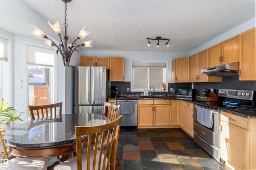 2309 39 Avenue Nw, Edmonton, AB - Indoor Photo Showing Kitchen With Double Sink