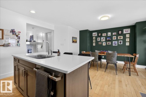 10547 151 Street, Edmonton, AB - Indoor Photo Showing Kitchen With Double Sink