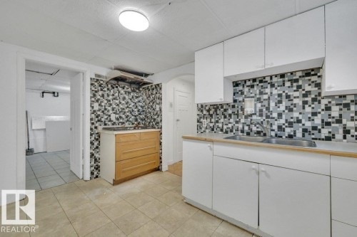 10844 97 Street, Edmonton, AB - Indoor Photo Showing Kitchen With Double Sink
