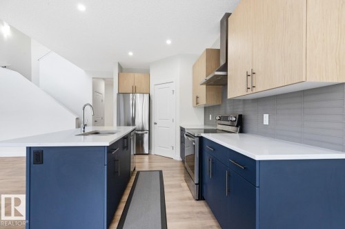 22124 94 Avenue, Edmonton, AB - Indoor Photo Showing Kitchen With Upgraded Kitchen