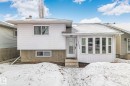 View of front of home with a chimney and entry steps - 17523 95 Street, Edmonton, AB  - Outdoor 