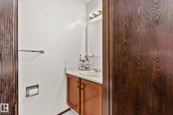 Half bath with vanity - 