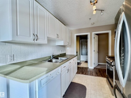 208 11446 40 Avenue, Edmonton, AB - Indoor Photo Showing Kitchen With Double Sink