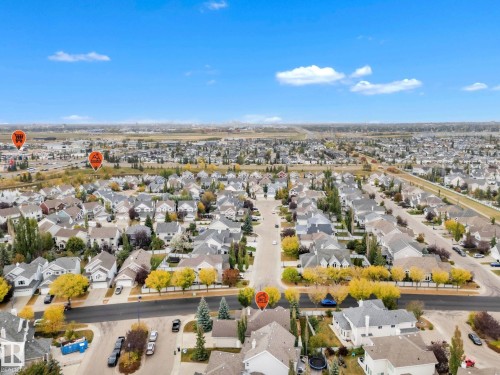 Aerial perspective of suburban area - 1217 Summerside Drive, Edmonton, AB - Outdoor With View