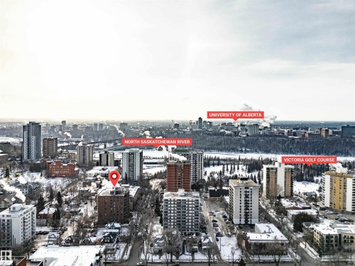 View of city - 402 9929 113 Street, Edmonton, AB - Outdoor With View