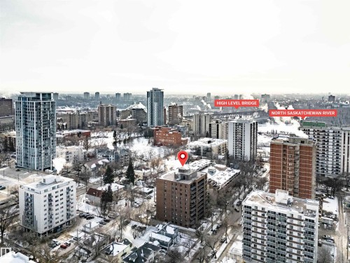 View of city - 402 9929 113 Street, Edmonton, AB - Outdoor With View
