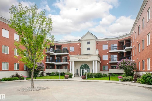 View of apartment building / complex - 112 260 Sturgeon Road, St. Albert, AB - Outdoor With Facade