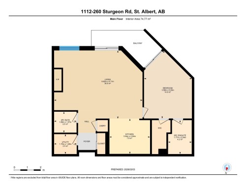 View of property floor plan - 112 260 Sturgeon Road, St. Albert, AB - Other
