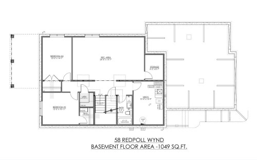 View of floor plan / room layout - 58 Redpoll Wynd, St. Albert, AB - Other