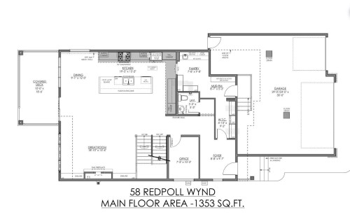 View of home floor plan - 58 Redpoll Wynd, St. Albert, AB - Other
